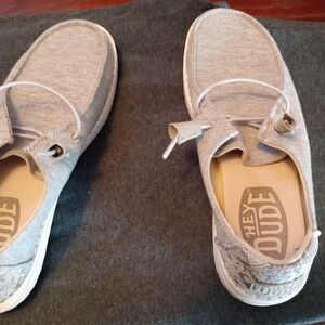 Hey Dude Women's Casual Shoes - Light Gray